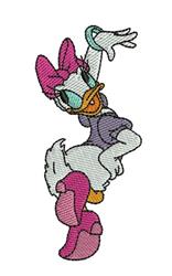 bird detailed machine digital embroidery - Sassy Daisy perfect for kitchen aprons