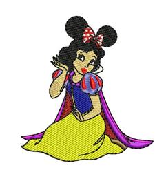 white detailed machine digital embroidery - Snow White perfect for Party Supplies