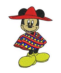 detailed mouse machine embroidery pattern - Spanish Mickey Mouse for Event Decorations