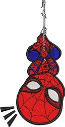 Spiderman - 5x7 spiderman detailed machine embroidery design perfect for Backpacks