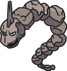 Stylized worm with a rock-like texture, featuring gray tones, segmented body, and cartoonish facial features.
