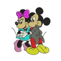 Two Step Disney Mice - 5x7 mice detailed machine embroidery design for Dance Bags