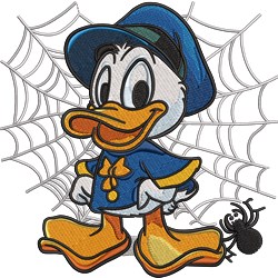 Web Sailor - 4x4 bird detailed machine embroidery design perfect for cute baby onesies