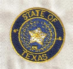 Texas - 4x4 star beginner-friendly machine embroidery design perfect for Hats