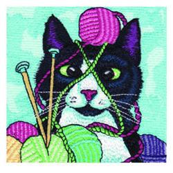 Knitting Kitty