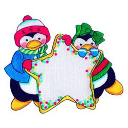 Penguin Star Cookie