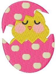 Hatching Easter Egg - 4x4 bird beginner-friendly embroidery design for Kids Room Decor