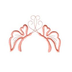 butterfly quick stitch machine embroidery - Heirloom Butterfly Scroll for decorative pillow covers