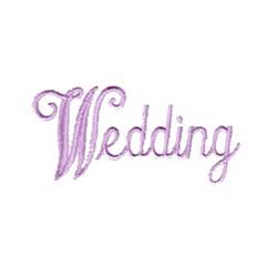 beginner-friendly script machine embroidery pattern - Wedding Script for Reception Decor