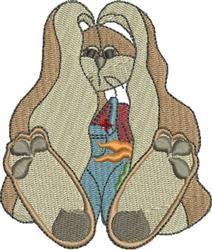 detailed bunny rabbit machine embroidery pattern - Cuddle Bunny for patchwork quilt blocks