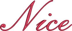 Nice - 5x7 nice beginner-friendly machine embroidery design for cute baby onesies