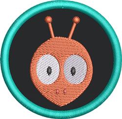 beginner-friendly patch applique machine embroidery pattern - Outer Space 3 Applique or Patch for Event Decor