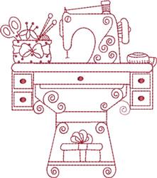 beginner-friendly machine redwork machine embroidery pattern - Redwork Sewing Machine for decorative pillow covers