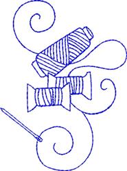quick stitch thread redwork machine embroidery pattern - Sewing Thread for reusable tote bags