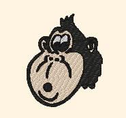 Ape - 4x4 ape detailed machine embroidery design perfect for Kids T-Shirts