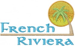 French Riviera Embroidery Design | EmbroideryDesigns.com