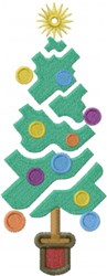 Abstract Holiday Tree