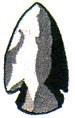 Arrowhead - 4x4 arrowhead beginner-friendly embroidery design for reusable tote bags
