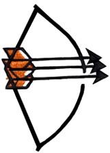 quick stitch arrow machine embroidery pattern - Arrows for decorative pillow covers