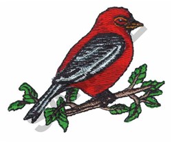 beginner-friendly bird machine embroidery pattern - BACK YARD BIRD for Home Accents
