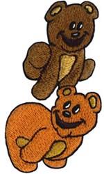 beginner-friendly bear machine embroidery pattern - Bears for decorative pillow covers