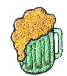 Beer - 4x4 beer beginner-friendly machine embroidery design for reusable tote bags