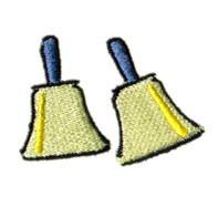 Bells - 4x4 bell beginner-friendly machine embroidery design for patchwork quilt blocks