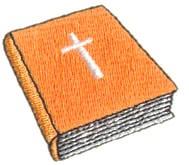 beginner-friendly bible machine embroidery pattern - Bible for decorative pillow covers