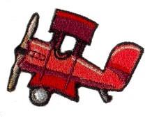 beginner-friendly biplane machine embroidery pattern - Biplane perfect for Jackets