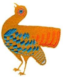 bird beginner-friendly machine embroidery - Bird Artwork perfect for reusable tote bags