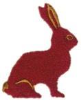 bunny rabbit quick stitch machine embroidery - Bunny perfect for reusable tote bags