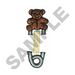 bear quick stitch machine embroidery - BUTTON HOLE EMBELLISHMENT for Nursery Blankets