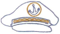 Captains Hat - 4x4 hat beginner-friendly machine embroidery design perfect for Hats