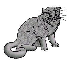 beginner-friendly kitten machine embroidery pattern - Cat for patchwork quilt blocks