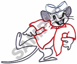 DANCING MOUSE APPLIQUE
