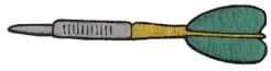 quick stitch dart machine embroidery pattern - Dart for decorative pillow covers
