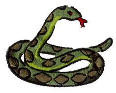 Diamondback - 4x4 diamondback detailed machine embroidery design perfect for Jackets