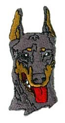 puppy dog beginner-friendly machine embroidery - Doberman perfect for Blankets