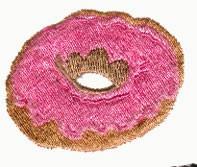 beginner-friendly donut machine embroidery pattern - Donut perfect for Party Favors