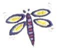 dragonfly quick stitch machine embroidery - Dragonfly perfect for Pillow Cases