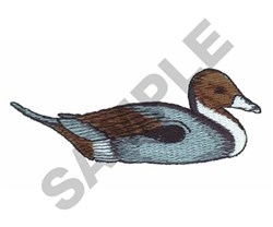 beginner-friendly bird machine embroidery pattern - DUCK perfect for Home Decor