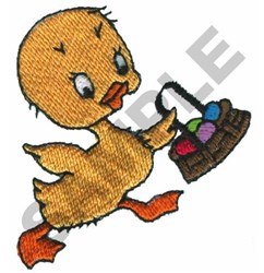 DUCK WITH EASTER BASKET