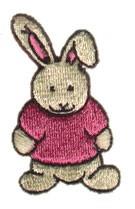 Easter Bunny - 4x4 bunny rabbit beginner-friendly embroidery design for Baby Blankets