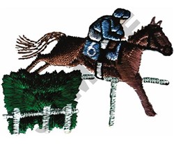 EQUESTRIAN OBSTACLES - 4x4 obstacle beginner-friendly embroidery design for kitchen aprons