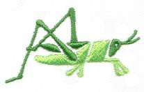 grasshopper quick stitch machine embroidery - Grasshopper for decorative pillow covers
