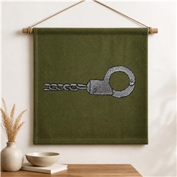 quick stitch handcuff machine embroidery pattern - Handcuff for decorative wall hangings