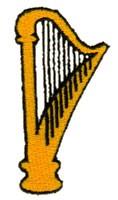 harp beginner-friendly machine digital embroidery - Harp perfect for Pencil Cases
