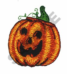 pumpkin beginner-friendly machine embroidery - JACK-O-LANTERN for decorative pillow covers