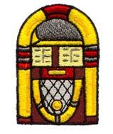 box detailed machine digital embroidery - Juke Box perfect for kitchen tea towels