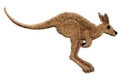 beginner-friendly kangaroo machine embroidery pattern - Kangaroo for reusable tote bags